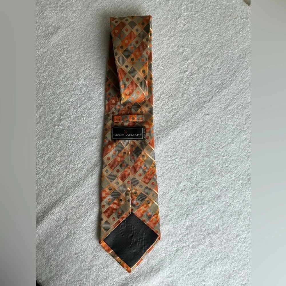 Stacy Adams Multicolor Checkered Tie